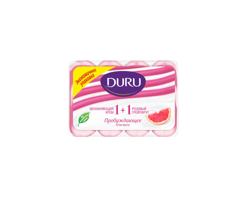 Мыло Дуру 1+1 крем-мыло Грейпфрукт 4*80г, шт