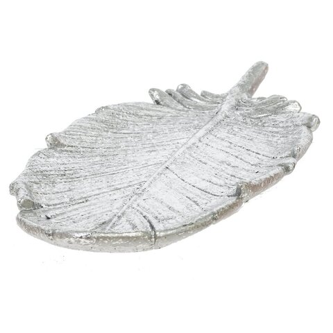 Декоративное блюдо (24*11,5*2 см) - Серебро - купить 2