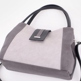 Сумка Саломея 333 мульти итальянский серо-черный