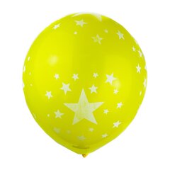
          Шар воздушный Alingar, №12, с рисунком "Звезды", цвета ассорти,100шт/уп, пакет с европодвесом
