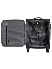 Чемодан Redmond тканевый облегченный ручная кладь Фиолетовый 55х20х39 см без расширения2