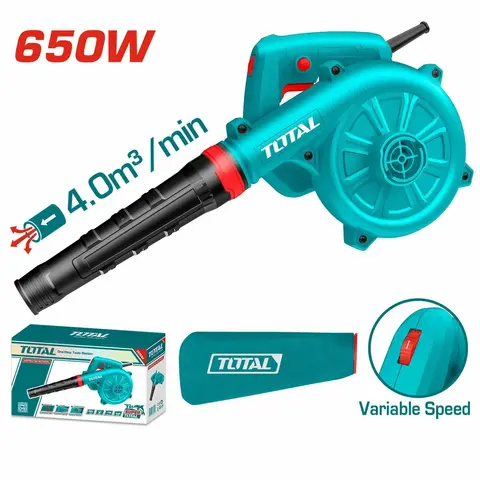 Воздуходувка 650 Вт. 2 функции- пылесос и воздуходувка TOTAL TB6036