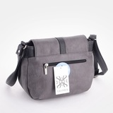 Сумка Саломея 106 македония серый + черный