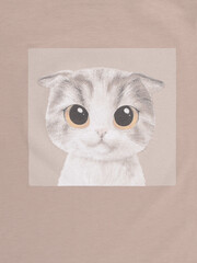 пижама  для девочки  К 1647-1/беж,точки