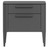 Тумба прикроватная Type 2 ящика ширина 50 см (темно-серый)