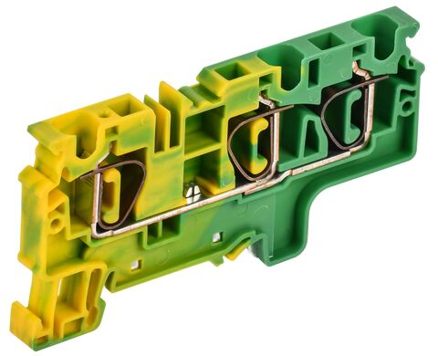 ARMAFIX Клемма пруж. CX6-3 PE 6мм2 3-конт. зазем. IEK