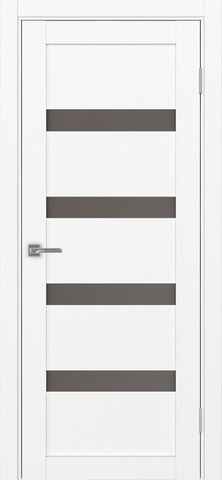 Турин_505.12.30 ЭКО-шпон Белый снежный-Панель/Бронза матовое