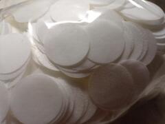 Вафельные Круги для Декора Торта Оптом 2400 шт, d=3.8 см (тонкая вафельная бумага)