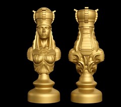 Силиконовый молд Шахматная фигура Ладья № 6 ( серия Фараоны)