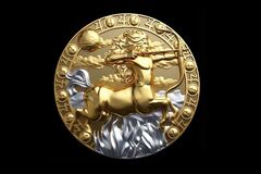 Силиконовый молд Знак зодиака Стрелец 3 см