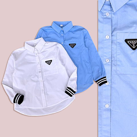 Блуза школьная д (10-14) 260427-G9014