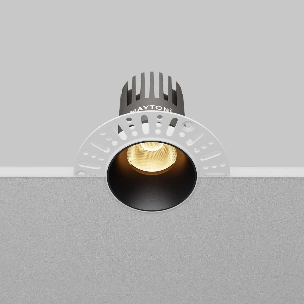 Встраиваемый светильник Maytoni Technical DL124-10W-2.7K-TRS-B
