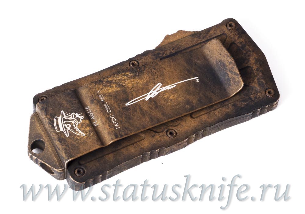 Нож Microtech Exocet 158-1PLOBS Plague Outbreak