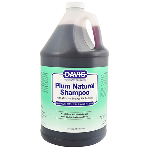 Davis Plum Natural шампунь увлажняющий с ароматом сливы для собак и кошек (щенков и котят) 3,8л