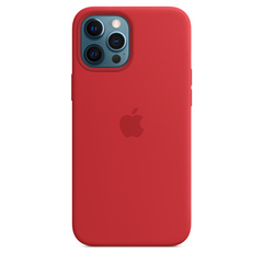iPhone 12 Pro Max Silicone Case with MagSafe (PRODUCT)RED