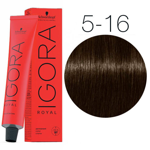 Schwarzkopf Igora Royal New 5-16 (Светлый коричневый сандрэ шоколадный) - Краска для волос