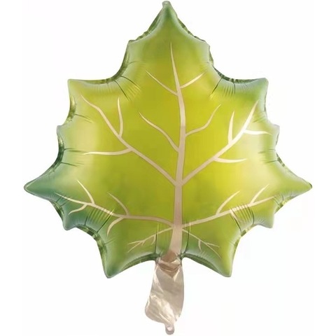 Шар лист кленовый зеленый