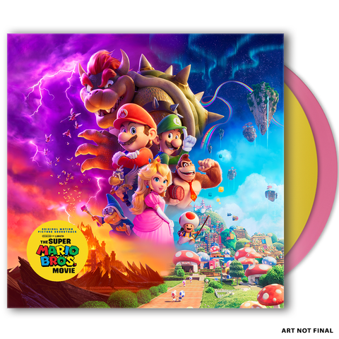 Виниловая пластинка. OST - The Super Mario Bros. Movie (2LP Pink and Yellow)