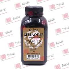 Девелопер БУЛАТ s-Line DV512K для Konica Minolta bizhub C224 (Чёрный, банка 230 г)