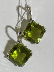 Мармелад (серьги из серебра)