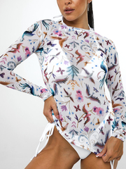 Лонгслив SPF Птицы Белые