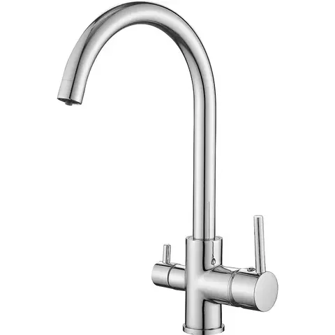 Смеситель для кухни с подключением фильтра BELZ B76801 латунь, хром