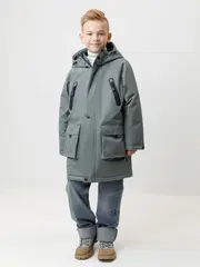 пальто  для мальчика  ВК 36112/2 ГР