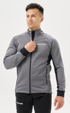 Костюм для лыж и зимнего бега Nordski Core Grey/Black мужской