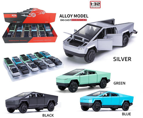 Машина металл Тесла Кибертрак 12 в уп 17 см