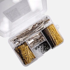 Набор аксессуаров для причесок IPARIKMAHER (зажимы, шпильки, невидимки, резинки)