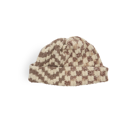 Шапка Jacob Cro Beanie Twins "Brown Melange"