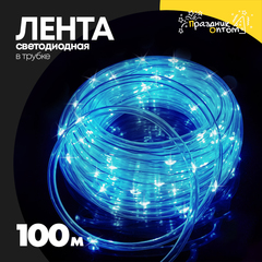 
          лента 100м светодиодная в трубке (синий)