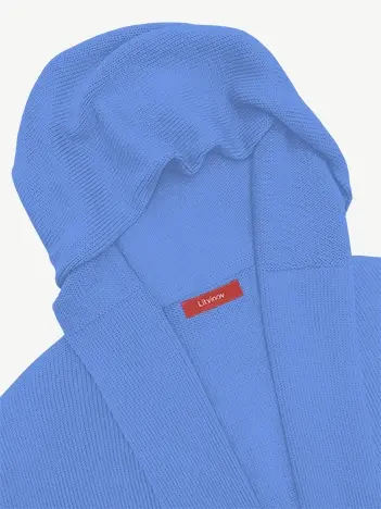 Кардиган с капюшоном из экохлопка