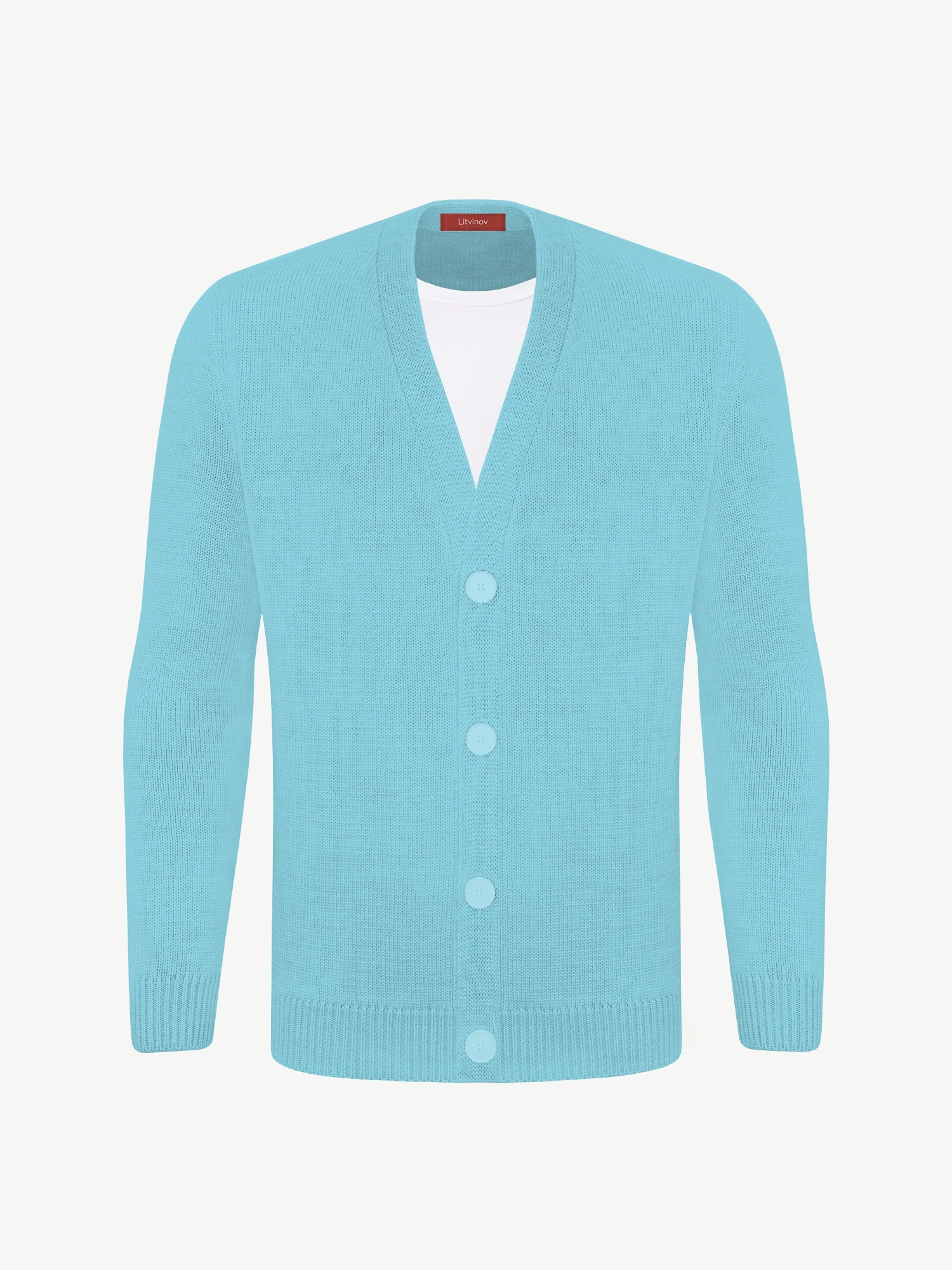 Кардиган с пуговицами из экохлопка