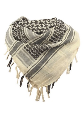 Картинка арафатка Skully Wear MZ-552 a6 (слоновая кость) - 3