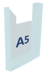 Карман А5 вертикальный толщиной 0,5 мм под пачку листов