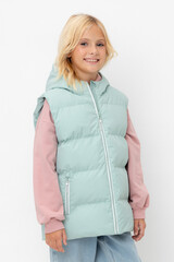 жилет  для девочки  ВК 35018/3 ГР (98-128)