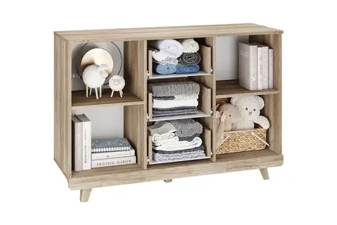 Комод Мегаполис КМ-15 дуб каньон / бетон графит М-25