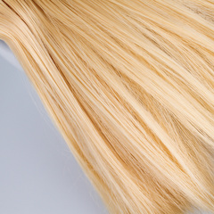 Волосы - трессы для кукол, прямые, светло-пшеничные, 15 см*1 метр. , набор 2 шт.