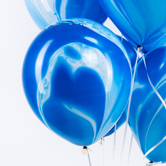 К 12''/30 см, Агат, Синий, 25 шт