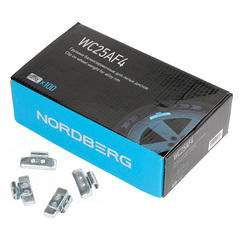 NORDBERG (WC25AF4) Грузики балансировочные для литых дисков Fe 25 г, 100 шт