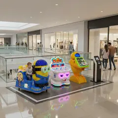 Готовый бизнес-комплект мини игровых автоматов для детей от 3 лет (автономный)