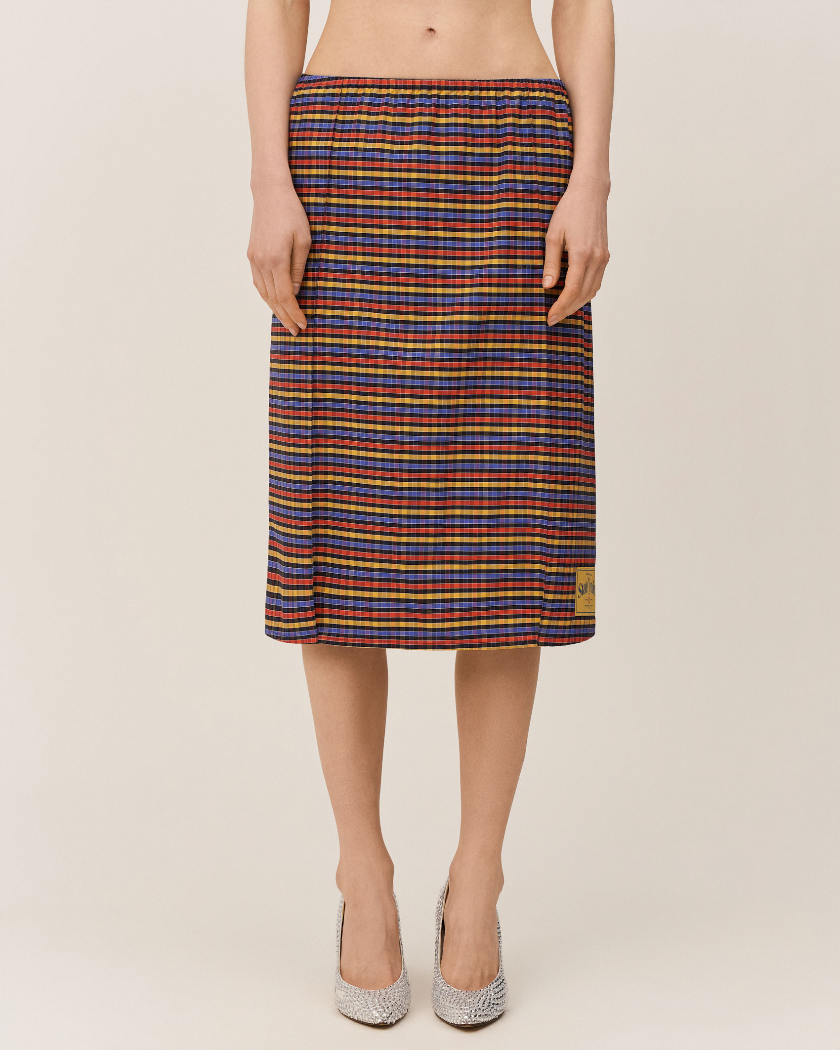 Юбка миди на резинке