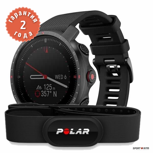 Polar Grit X Pro Black DLC HR (H10)