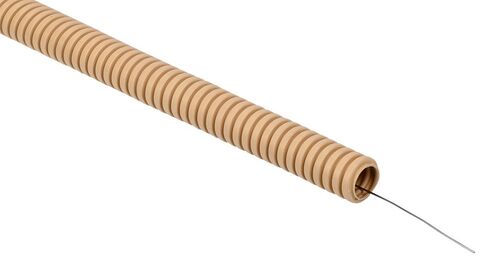 ELASTA Труба гофр. ПВХ d=25мм с зондом сосна (25м) IEK