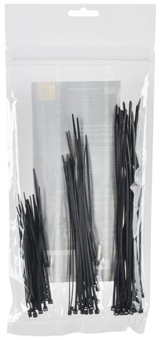 Набор хомутов 2,5х100; 2,5х150; 2,5х200 чер. (75шт/упак) IEK