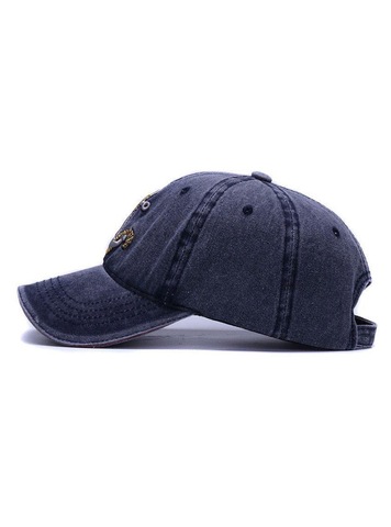 Картинка кепка Skully Wear baseball cap ancor navy - 6
