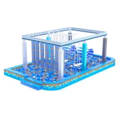 Ниндзя-парк "Лазурный" 31,5 м.кв. (7x4,5x3 м)