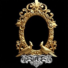 Силиконовый молд Рамка № 1077