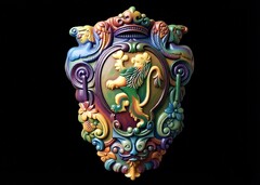 Силиконовый молд № 2062 Герб щит